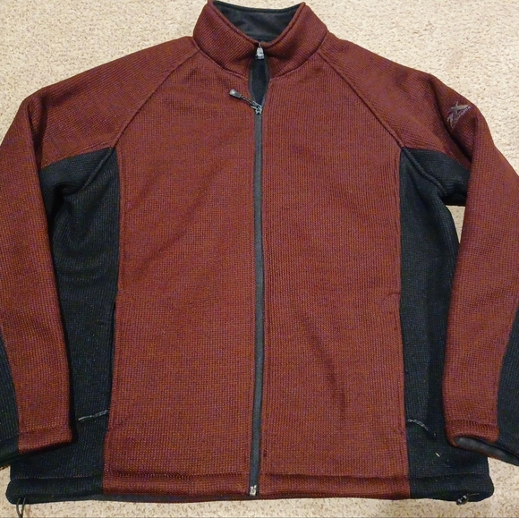 Zeroxposur ZXBLK Cable Knit Full Zip Jacket Mens Size XL - Picture 1 of 9